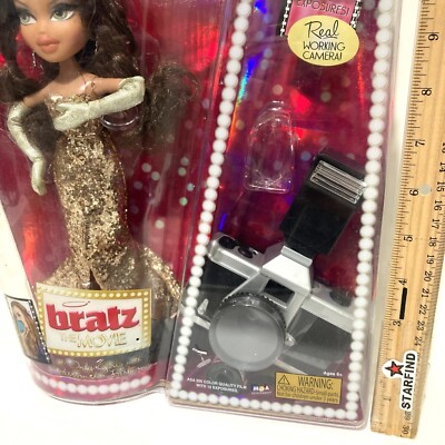 BRATZ THE MOVIE YASMIN Poseable-14 Moveable Joints + Real Camera