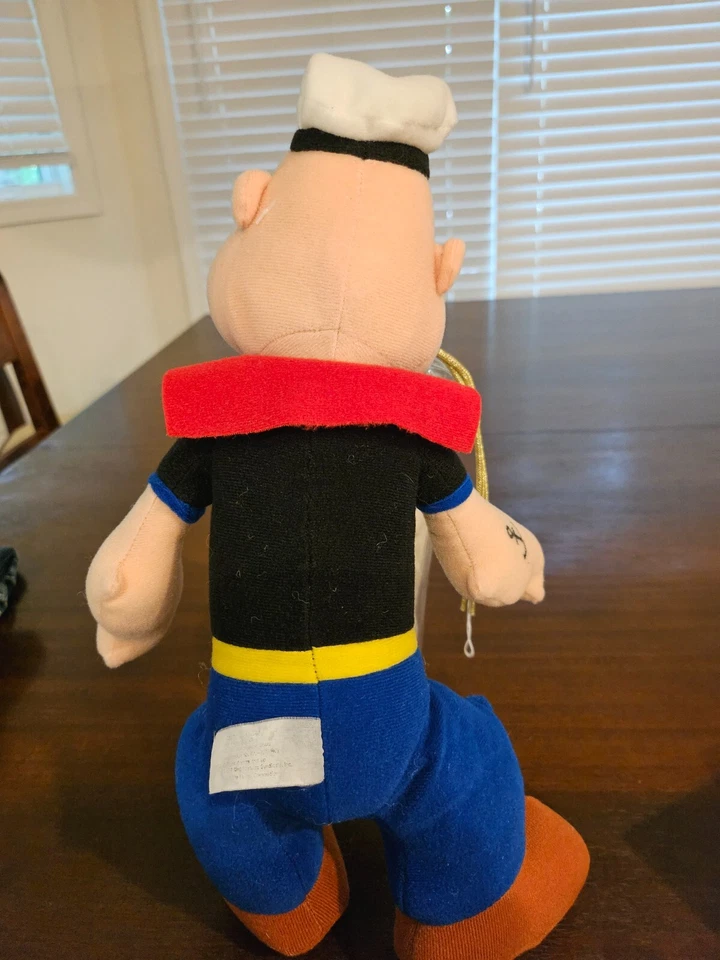 Peluche de peluche vintage de 14" Popeye the Sailor Man Play by Play 1992 Foto 4 de 4