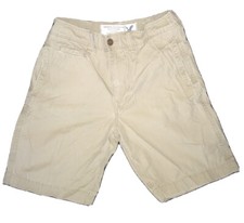 American Eagle Shorts Mens Size 30 Beige Khaki Chino Flat Front