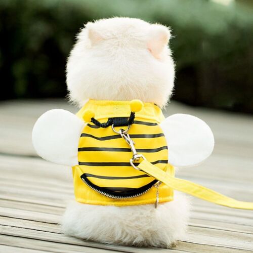 Dog Accessories Kitten Vest Puppy Clothes Dog Chest Strap Dog Harness and Leash - Picture 1 of 16
