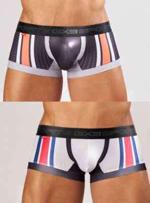 2PACK GX3 GLOSS SPORTS KICK OFF BOXER JAPAN SEXY UNDERWEAR K1860