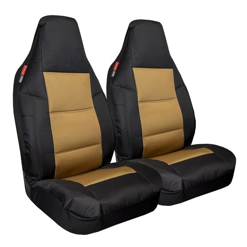 Für Jeep Wrangler YJ TJ 1985-2006 Auto Vordersitzbezüge Wasserdicht Canvas 2 Stück - Bild 2 von 10