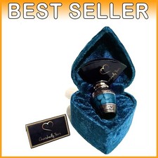 Hand Engraved Mini Memorial Urn - Velvet Heart Case Included
