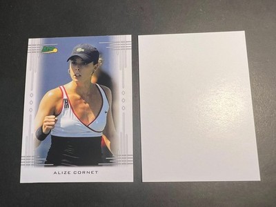 2007 Ace Authentic BLANK BACK PROOF MISSING AUTO & SERIAL # Alize Cornet