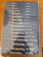 Blechschild Airbus Flugzeuge
