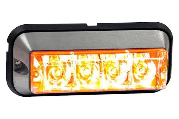 Buyers 8891004 Bolt-On Mount Flash Amber LED Strobe Light Foto 3 de 4