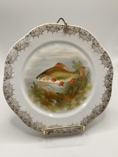 Antique Bavaria Fish Plate