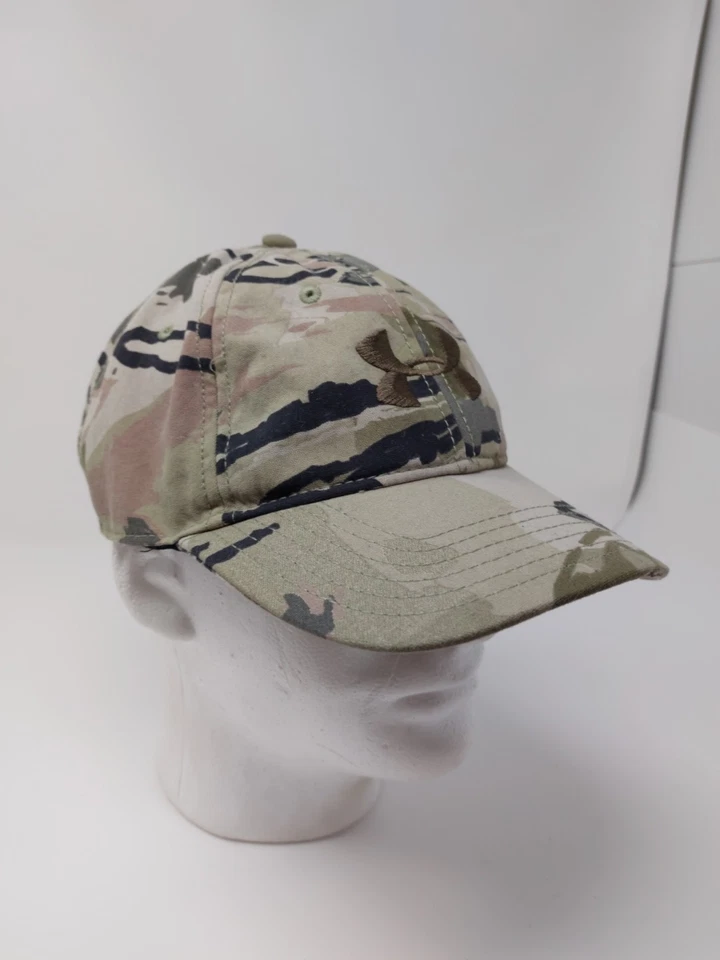 Under Armour UA Camo Snapback Hat Adjustable 2014 Soft Front Cap EUC - Image 4 of 4