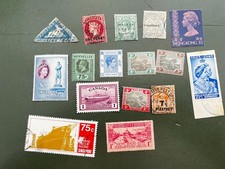 Commonwealth, CoGH 4d (forgery) ,Malaya Borneo 2c (£27),Swazieland 1/2c (£17)