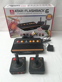 🕹️ ATARI Flashback 6 Classic 100 Games Console w/2 Controllers Tested