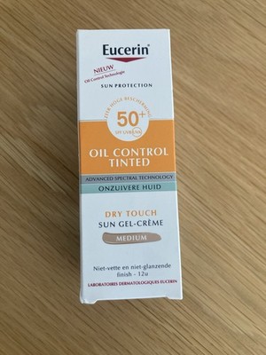 Eucerin Oil Control Gel Creme SPF 50+ Dry Touch Suncreen Tinted EU Formula 50ml