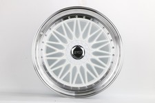 W885 22x10.5 5x112114.3 Et35 73.1 White Machined Lip With Silver Rivet W885 22x10.5 5x112114.3 Et35 73.1 White Machined Lip With Silver Rivet