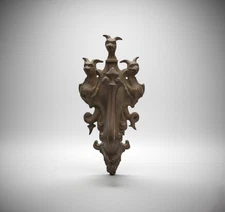 Antique Victorian Solid Brass Cerberus Door Knocker – 11.5” Gothic Mythology