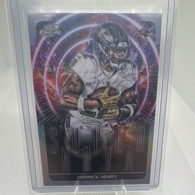 2026 Topps Chrome Cosmic Super Nova Derrick Henry Baltimore Ravens SP!!