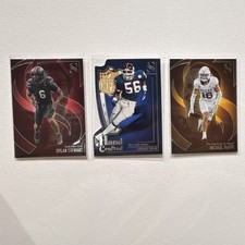 2025 Panini Silhouette Football Dylan Stewart Lawrence Taylor Michael Taaffe Lot