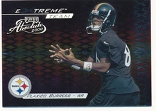 PLAXICO BURRESS 2000 PLAYOFF ABSOLUTE EXTREME TEAM #XT-36 STEELERS MINT