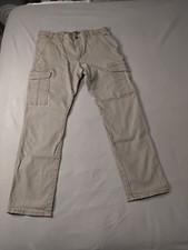 US Polo Assn. Men's Khaki Cargo Pants Straight Leg Stretch Sz34 32.