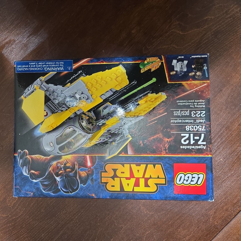 Lego Star Wars Jedi Interceptor (#75038) Sealed New In Box - Retired Anakin