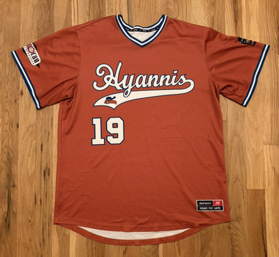 VAHN LACKEY HYANNIS GAME WORN USED JERSEY GEORGIA TECH MINNESOTA TWINS LOA