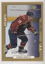 2000-01 Upper Deck MVP Second Star 24/100 Andrew Brunette #8 2d8