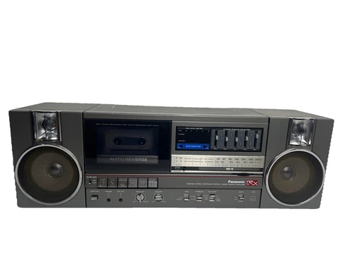 Vintage 1980s Panasonic RX-C41 Cassette Boombox-RESTORED-WITH BLUETOOTH MOD-