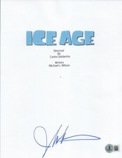 JOHN LEGUIZAMO SIGNED AUTOGRAPH ICE AGE FULL SCRIPT BECKETT BAS