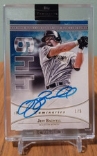JEFF BAGWELL 2017 TOPPS LUMINARIES HOME RUN KINGS BLUE AUTO 1/5 AUTOGRAPH ASTROS