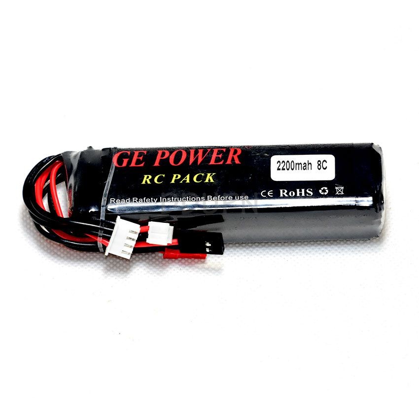 11.1V 3S 2200mAh 8C LiPO Battery for WFLY 9CH AT9 AT10 AT90S Walkera Devo 7