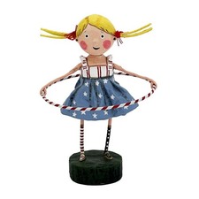 Lori Mitchell American Pride Collection Twist & Shout July 4th Figurine 11077