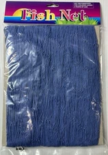 Decorative Fish Net Wall Decoration, Party Decor, 1 Piece Blue