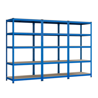 3 BAY MEGA DEAL Garagenregale Fachregal 5 Ebenen Regal schraubenlos Schwerlast