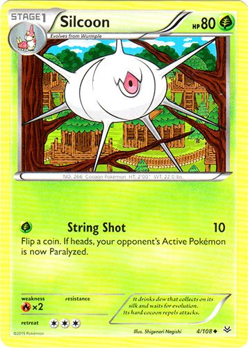 Silcoon - 4/108 - Uncommon - Near Mint