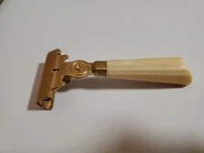 Vtg Eversharp Schick Deluxe Injector Safety Razor Type G 1946 - 53 Bakelite 