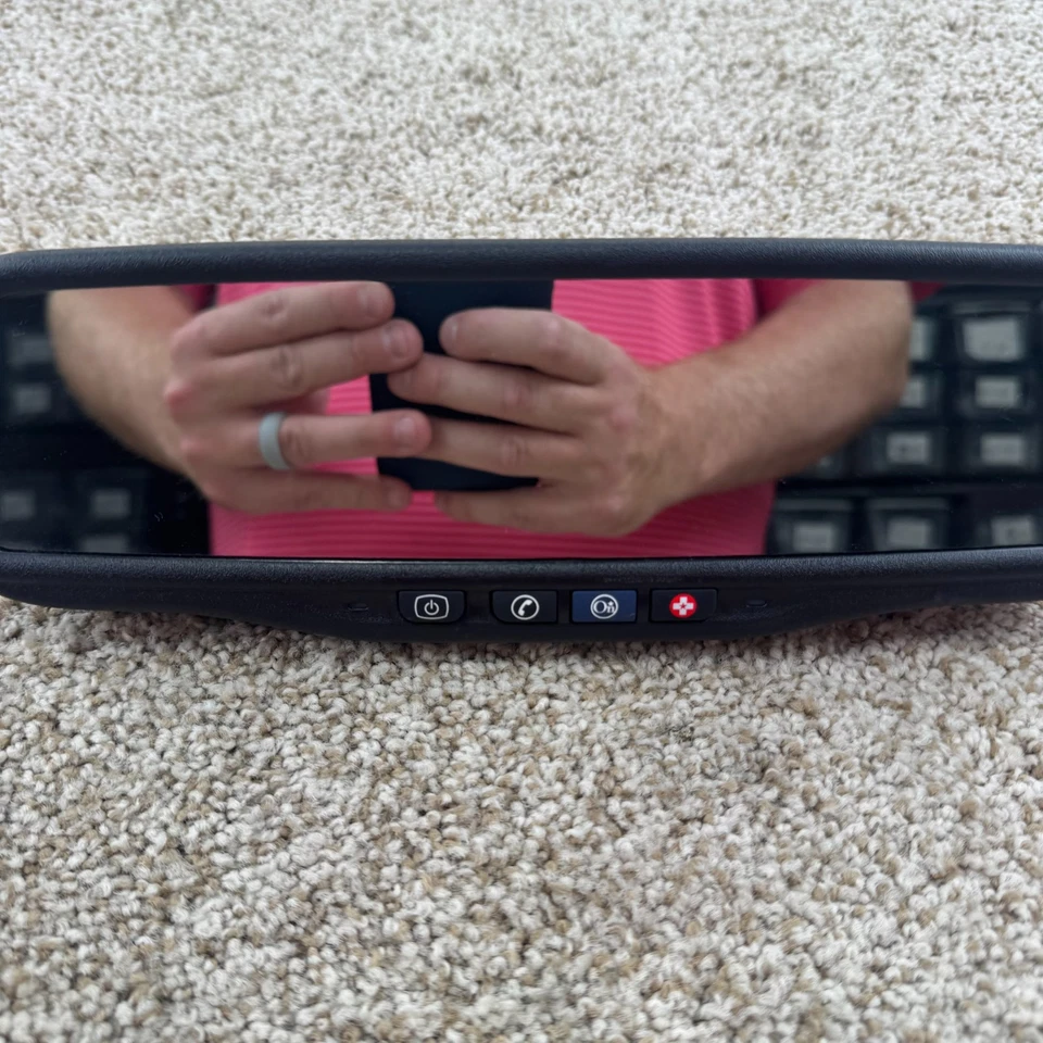 Espejo retrovisor GM CHEVROLET BUICK 09-14 atenuación automática cámara de reversa E11026137 Foto 2 de 4