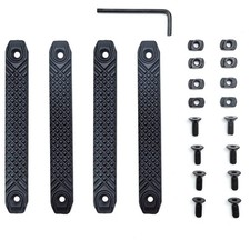 Rail Protector Panel Fit for M-lok Rail Covers Panel for M-lok System Black