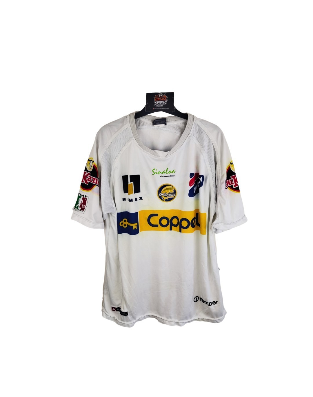 Dorados de Sinaloa Home Football Shirt 2004 (XL) Euroteam Mexico camiseta Jersey