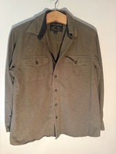 Grizzly Mountain Men's Long Sleeve Double Brushed Chamois Flannel Dark Olive