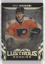 2017-18 SPx UD Black Lustrous Rookies 198/299 Mike Vecchione #LR-MV a3i