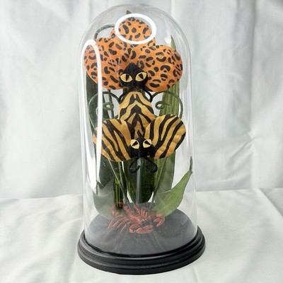Target Hide Hyde and EEK Faux Creepy Plants in Cloche Flower Scorpion Terrarium
