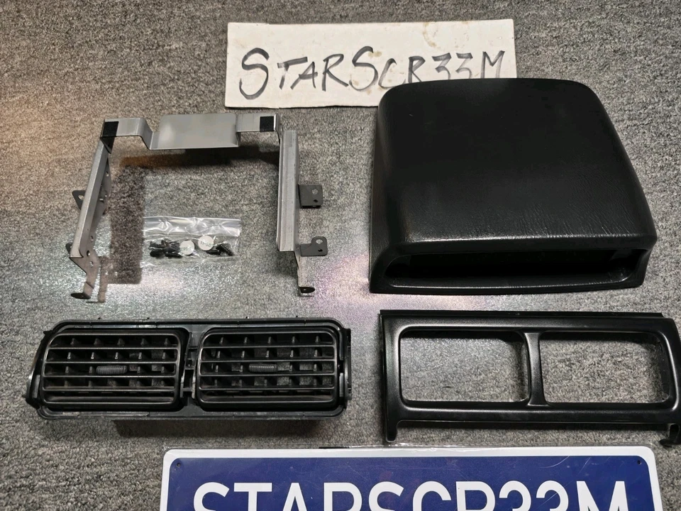 1998-2001 Subaru Impreza Forester Compass Hood Cover Vents Black 2.5RS GC8 - Image 2 of 4