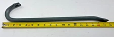 17-1/2" in Wrecking Steel Hexagonal Pry Bar, Angled Chisel End Wide Claw USED