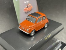 Kyosho 1/64 Fiat&Lancia collection Fiat 500F orange diecast model car 16A1
