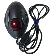 Logitech T-BC21 (logi) USB cablato ottico trackman marmo rosso mouse trackball USB