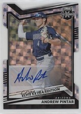 2022 Elite Extra Edition Black Signatures Die-Cut 1/1 Andrew Pintar Auto b9e