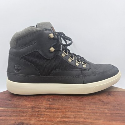 Timberland Ashwood Park Mid Hiker Boots Men 11.5 Black Nubuck Sneaker Waterproof