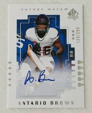 ANTARIO BROWN AUTO 2025 UD GOODWIN CHAMPIONS ON CARD AUTOGRAPH SP AUTHENTIC /299