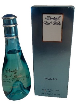 DAVIDOFF COOL WATER WOMEN'S 3.4OZ  EDT SPRAY READ LISTING NEW In BOX