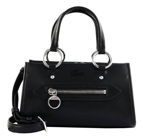 Lacoste Celys Top Handle Bag S Handtasche UmhäNgetasche Tasche Noir Schwarz Neu-image