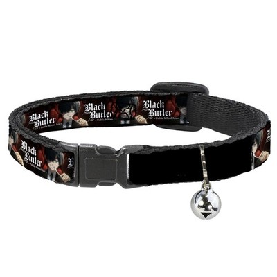 Crunchyroll Cat Collar, Breakaway Collar with Bell, Black Butler Cie (US IMPORT)