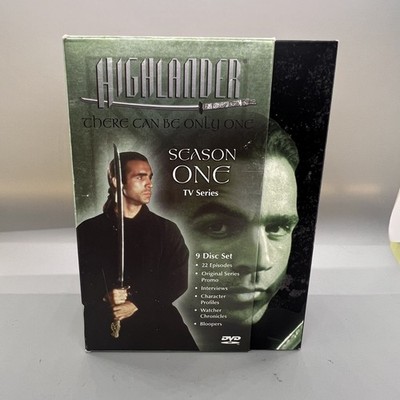 Highlander: The TV Series - Season One (DVD, 9-Disc Set, 2002) VERY GOOD